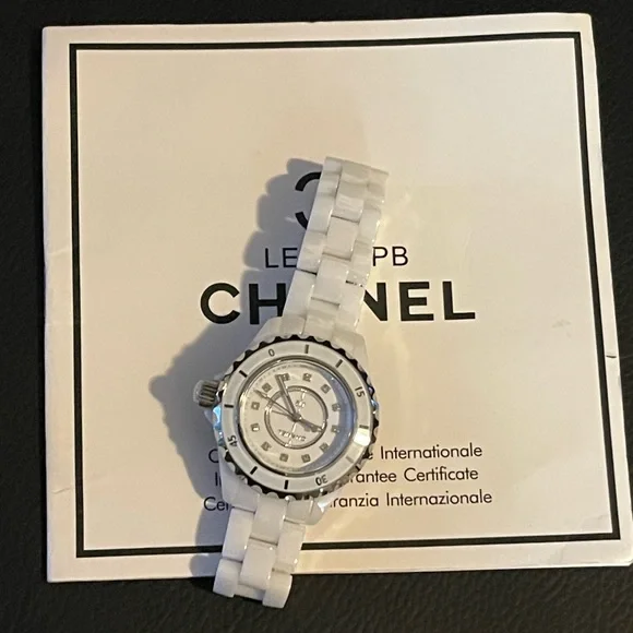 Chanel White Ceramic Watch - Picture 2 of 9